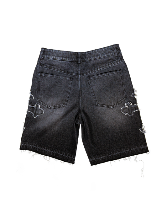 “Highly Favored” Denim Jorts