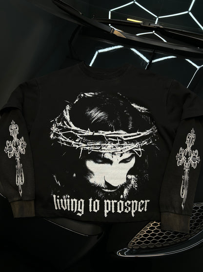 “HE HAS RISEN” DOUBLE LAYER TEE