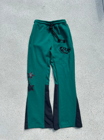 FOREST GREEN FLARED PANTS (LIMITED EDITION)